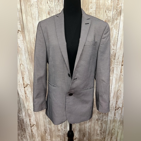 Bar III Other - Bar III Gray Tailored Sport Coat‎ with Notched Lapels